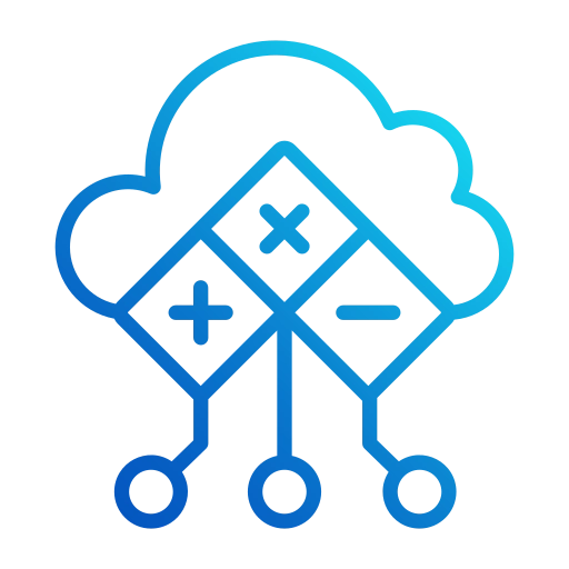 Icon of Cloud-scale AI analyzing fleet data to detect degradation, predict failures, and forecast remaining useful life.