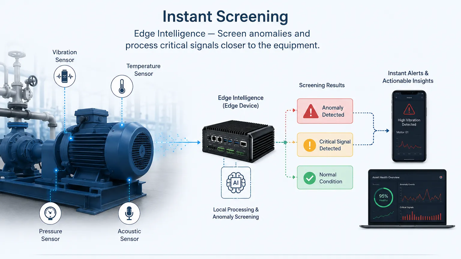Instant Screening with Edge Intelligence