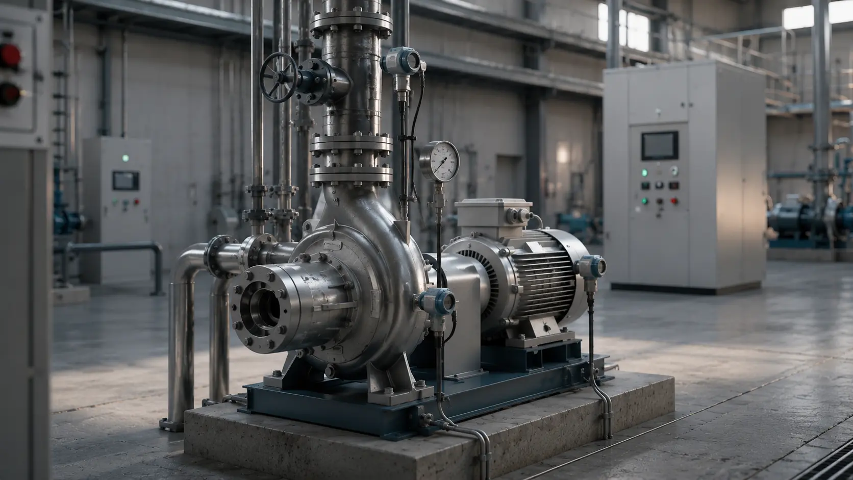 IoT sensors streaming real-time equipment data for asset performance monitoring