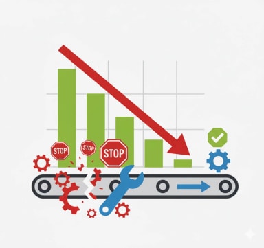 Detect anomalies early to prevent line-stopping failures and reduce unplanned downtime.