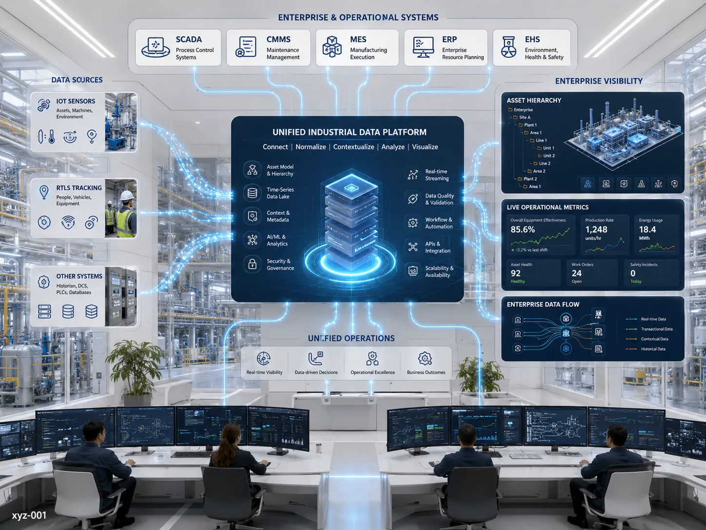 Unified IoT, RTLS & Enterprise Data Platform