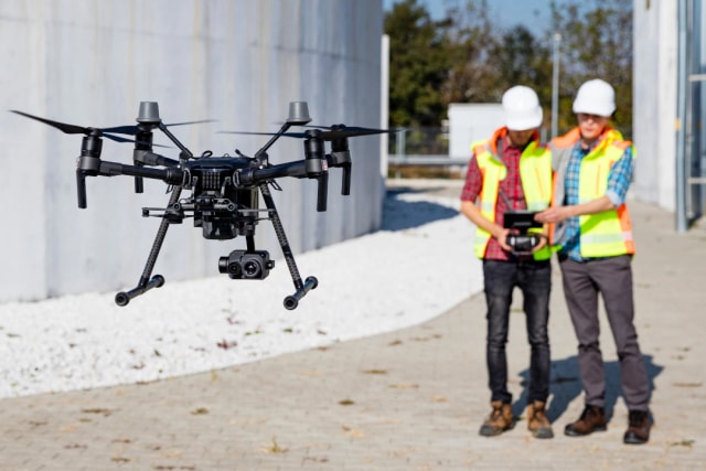 AI Infrastructure Inspection with drones and rovers