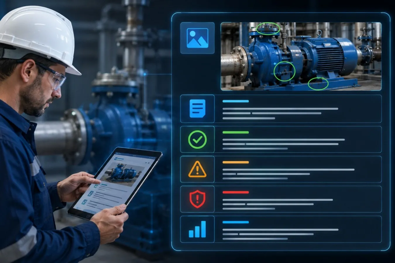 Checklist Item Intelligence - Mobile AI acceptance criteria, reference images, and AI model rules.