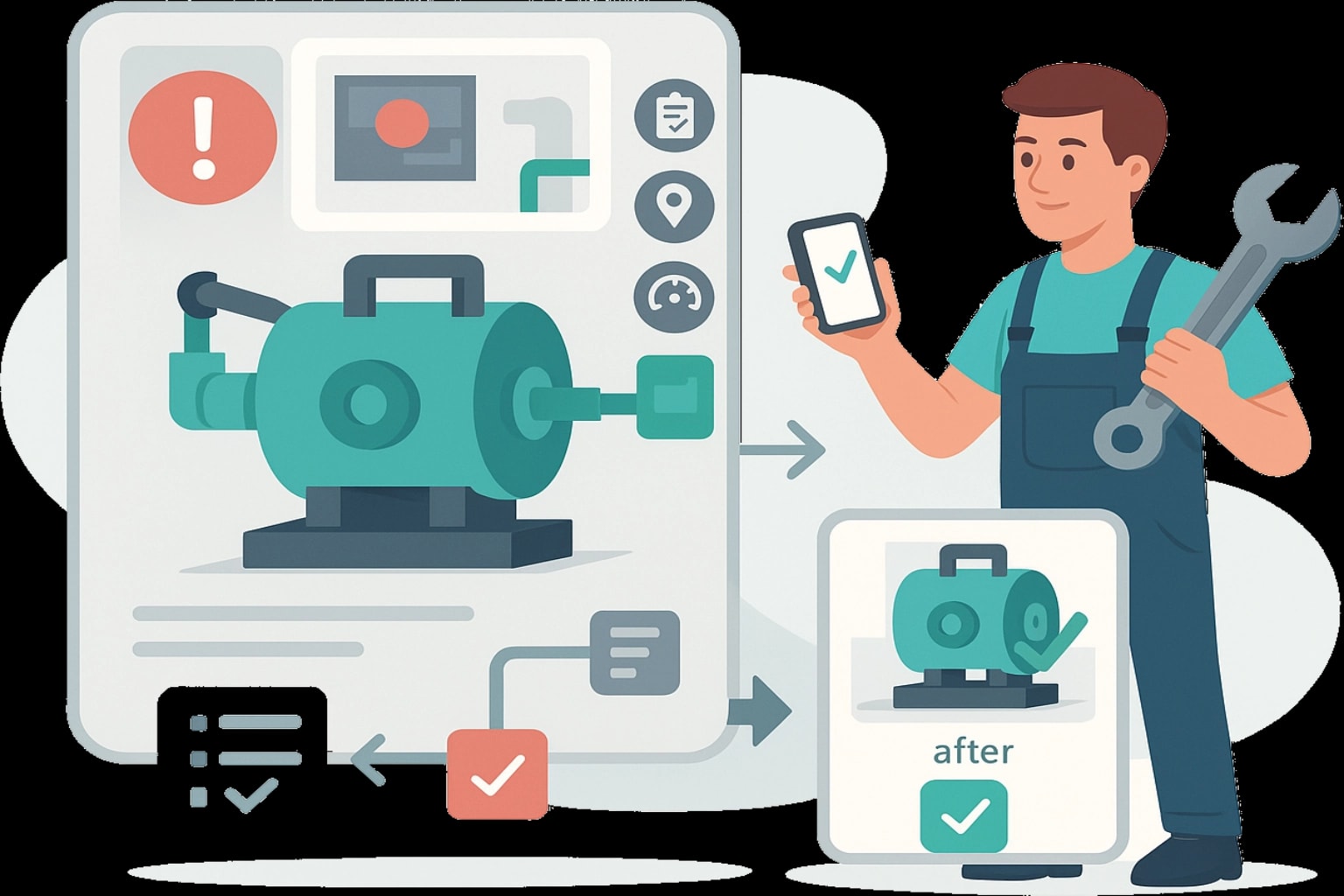 Execute & Close illustration