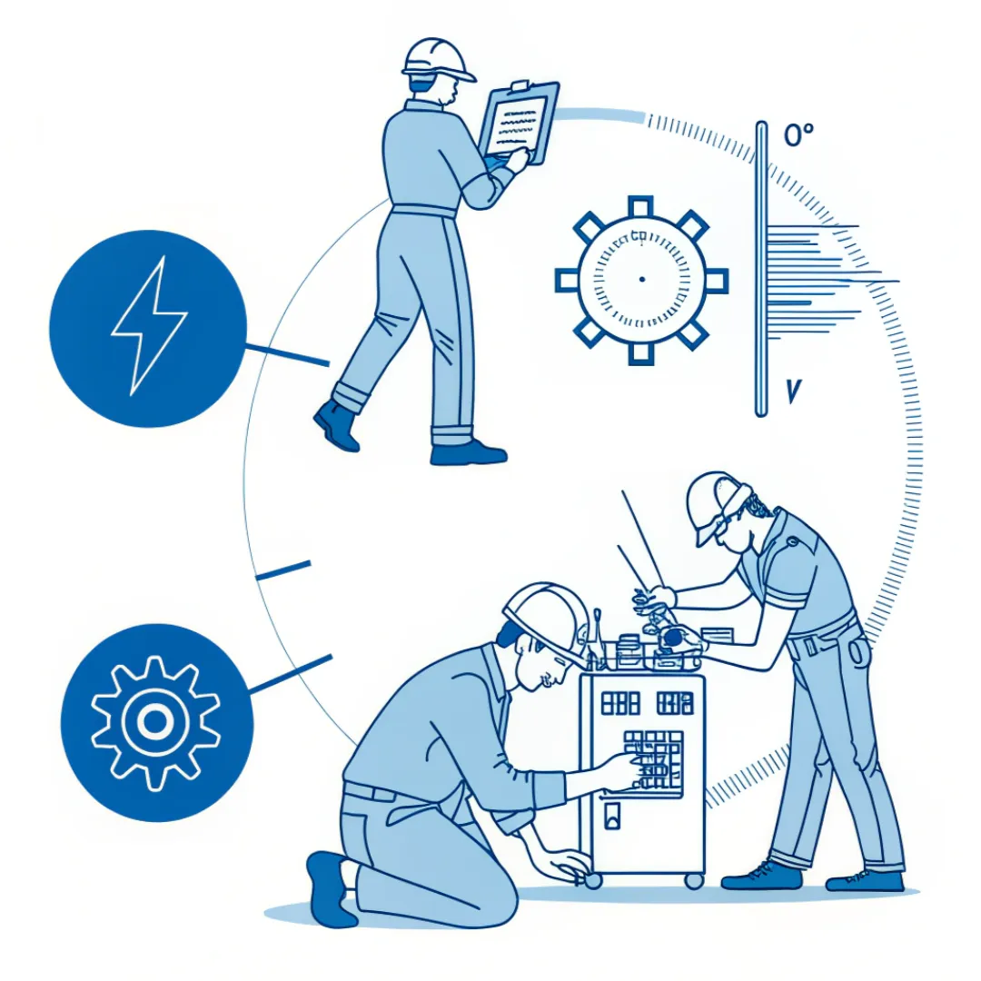Icon representing quality, throughput, and OEE gains from stable, reliable assets.