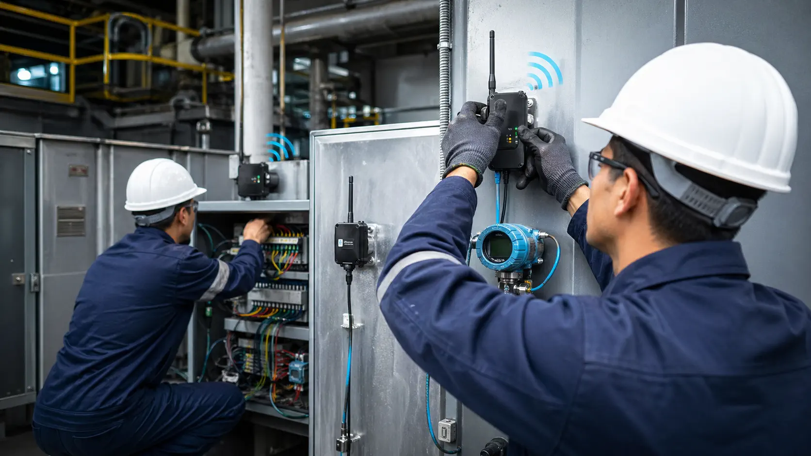 Connect & Meter illustration