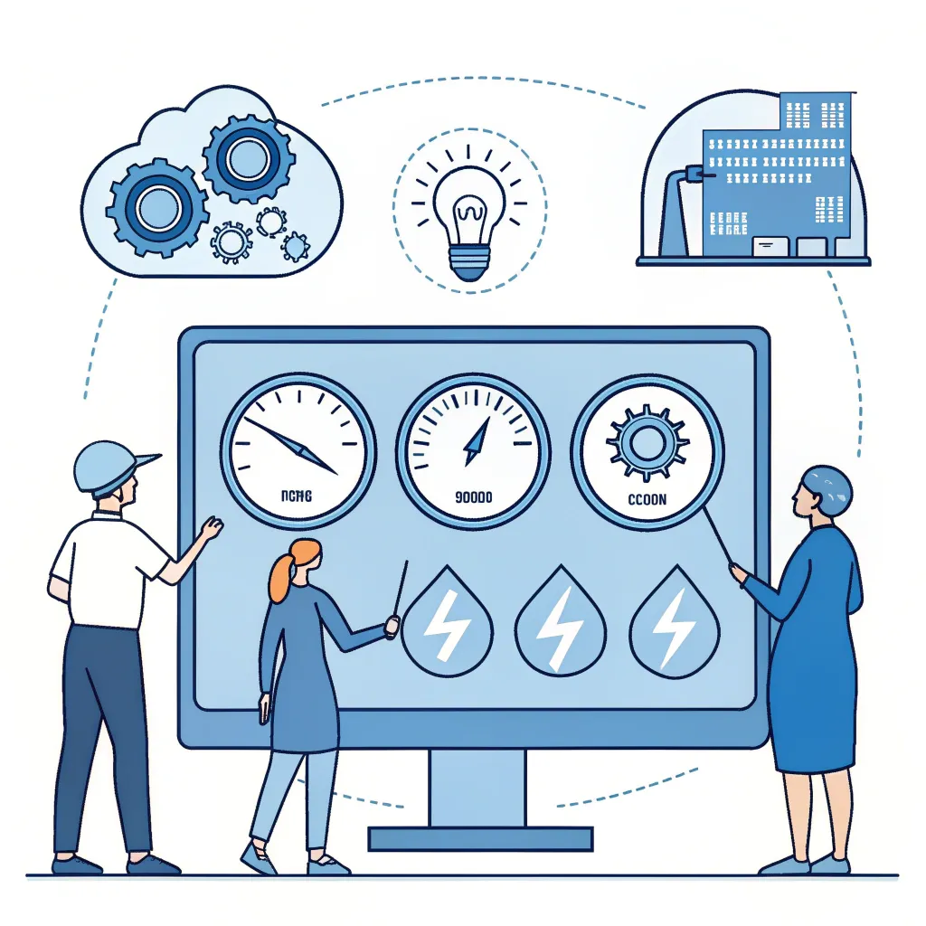 Icon showing optimized maintenance spend through condition-based tasks and cost savings.