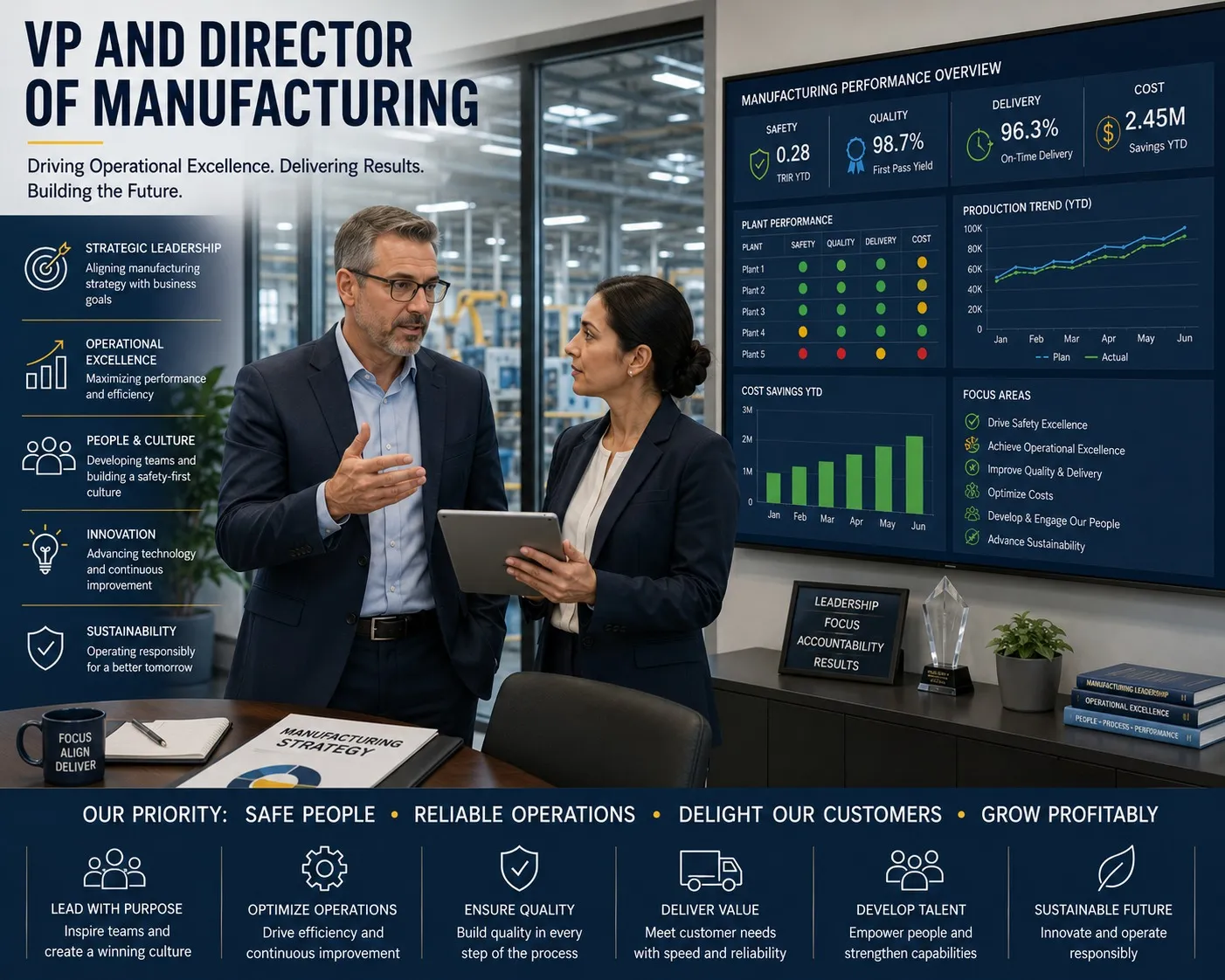 VP and Director of Manufacturing - Turn Reliability into Value