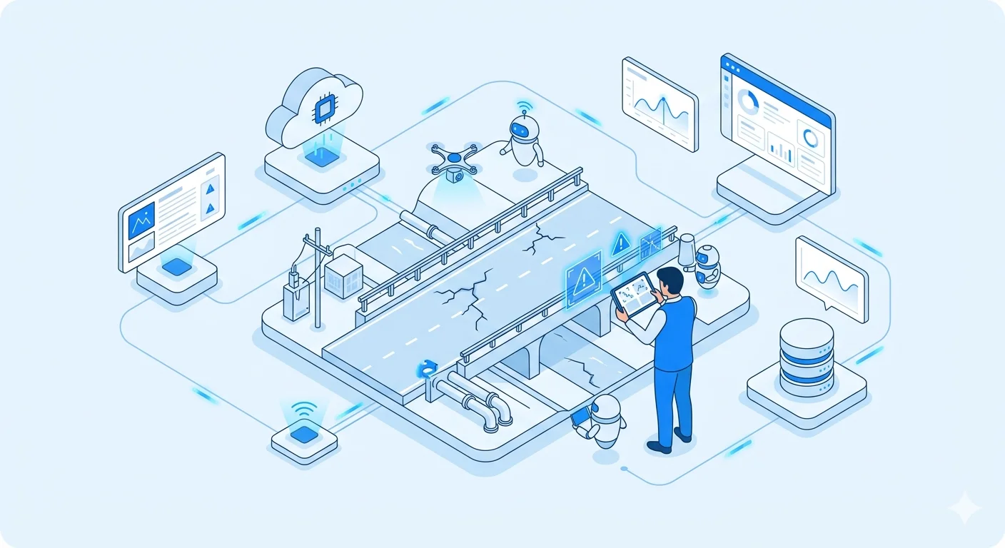 Mobile AI application for standardized road and oil and gas infrastructure field inspections