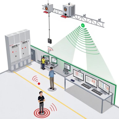 Image of IMU-based fall and impact detection system with automatic alert notifications and worker response tracking