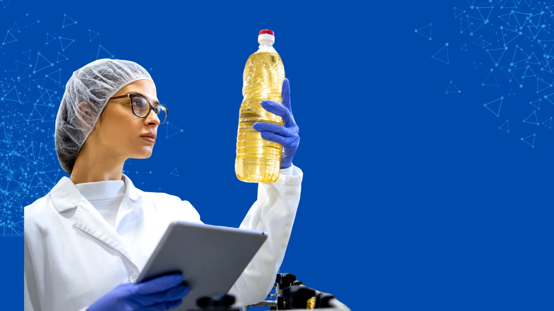 AI visual inspection system using cameras to check products on a fast moving production line