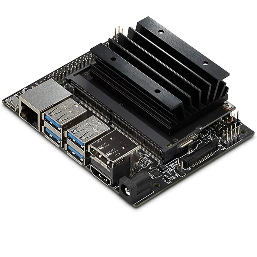 NVIDIA Jetson AI computing platform for edge AI and machine learning applications in IoT systems requiring real-time computer vision and deep learning inference