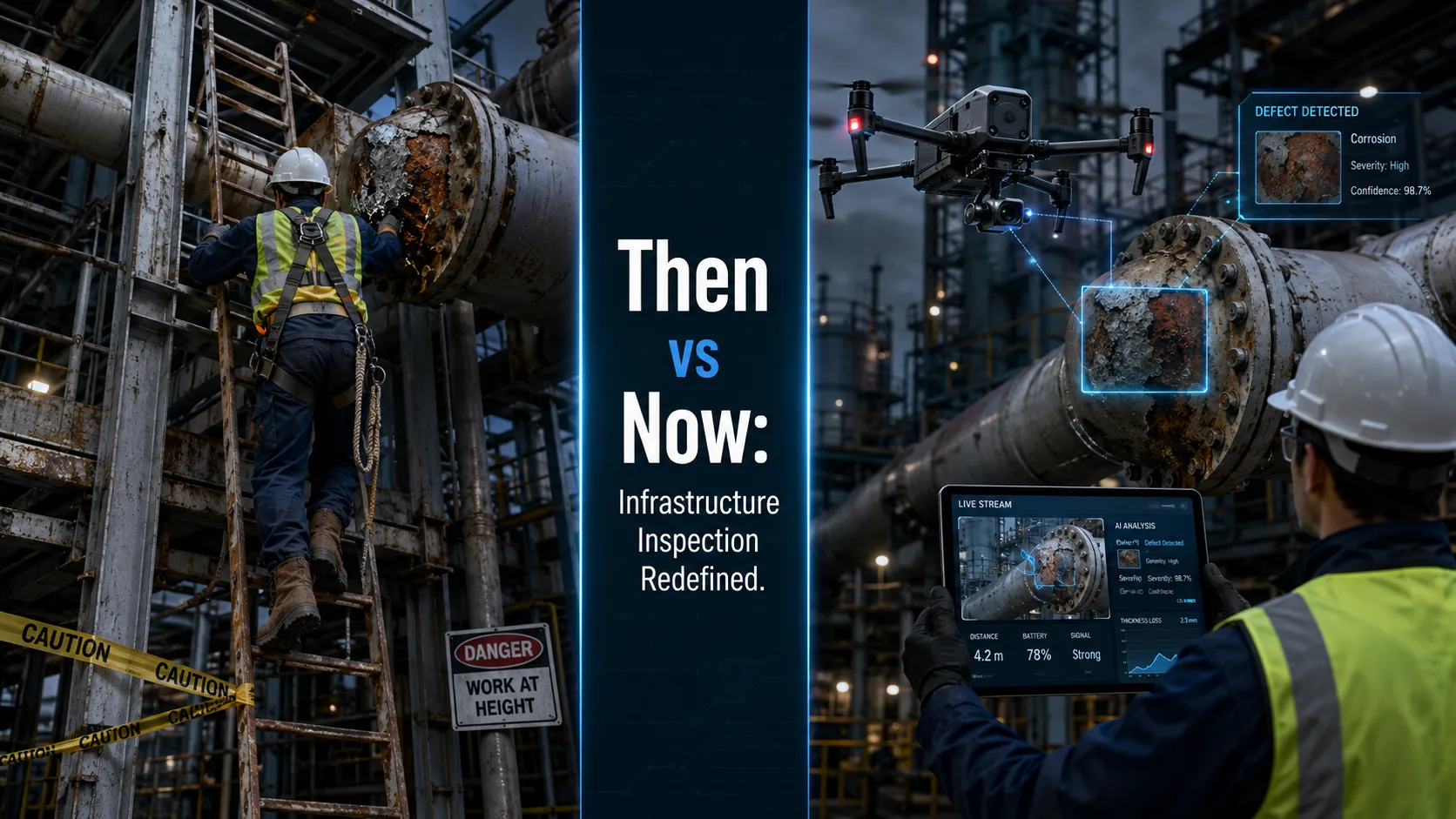 What Exactly Is Drone + AI Infrastructure Inspection