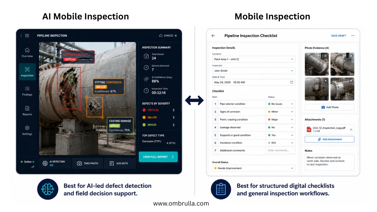 Mobile AI Inspection App vs iAuditor: The Definitive Comparison
