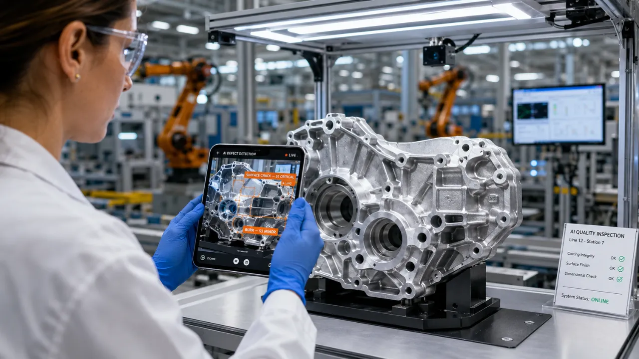 Mobile AI Inspection in Manufacturing