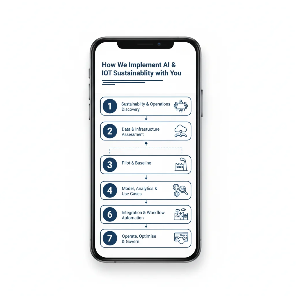 How We Implement AI & IoT Sustainability with You