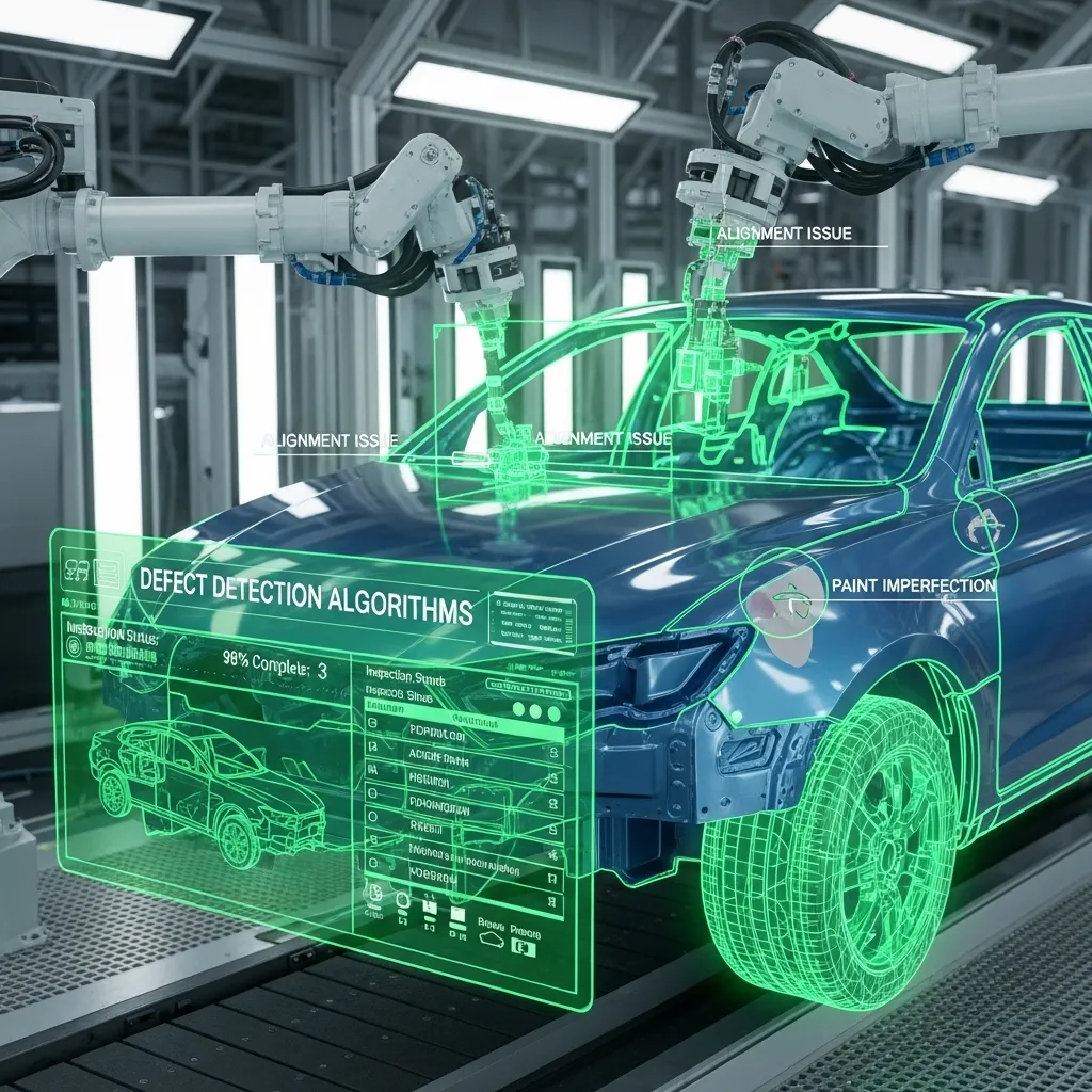 Body shop robot weld quality inspection
