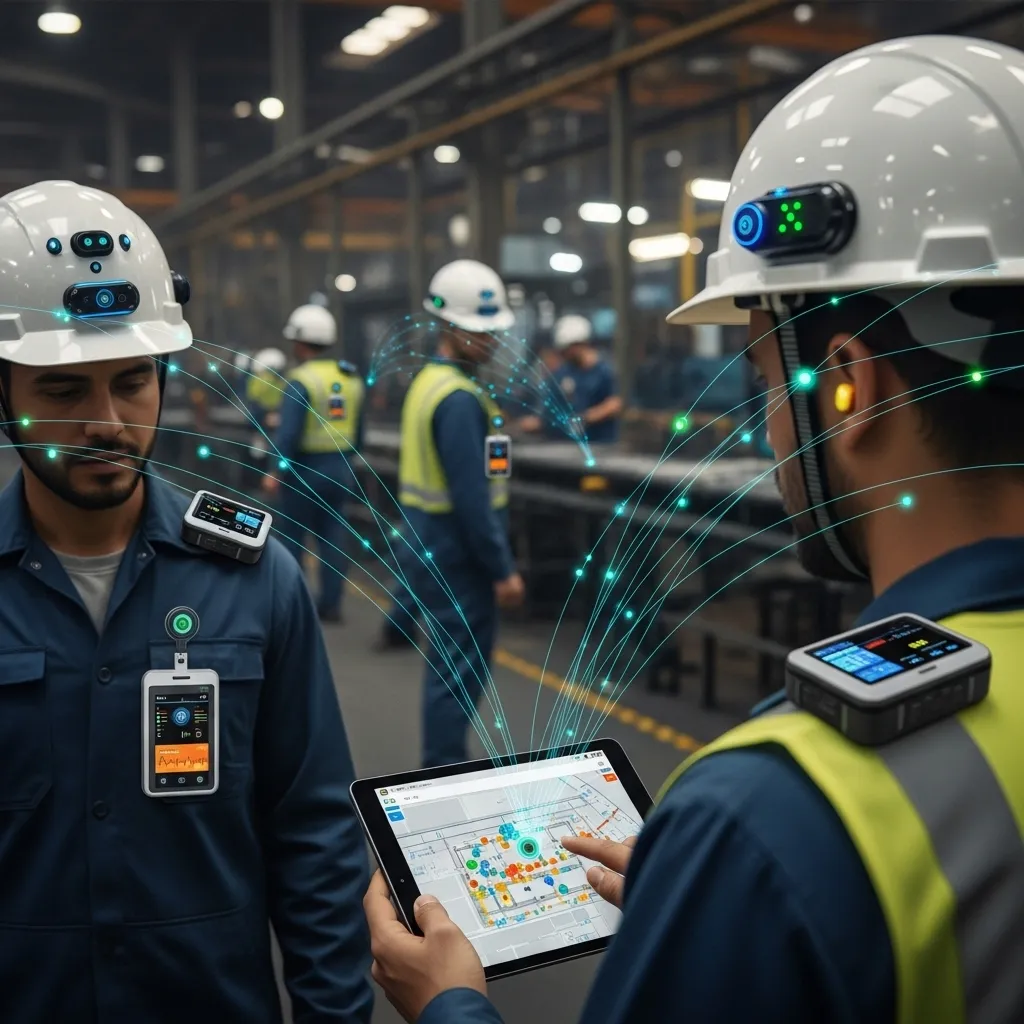 UWB RTLS for Robot Cell Safety illustration