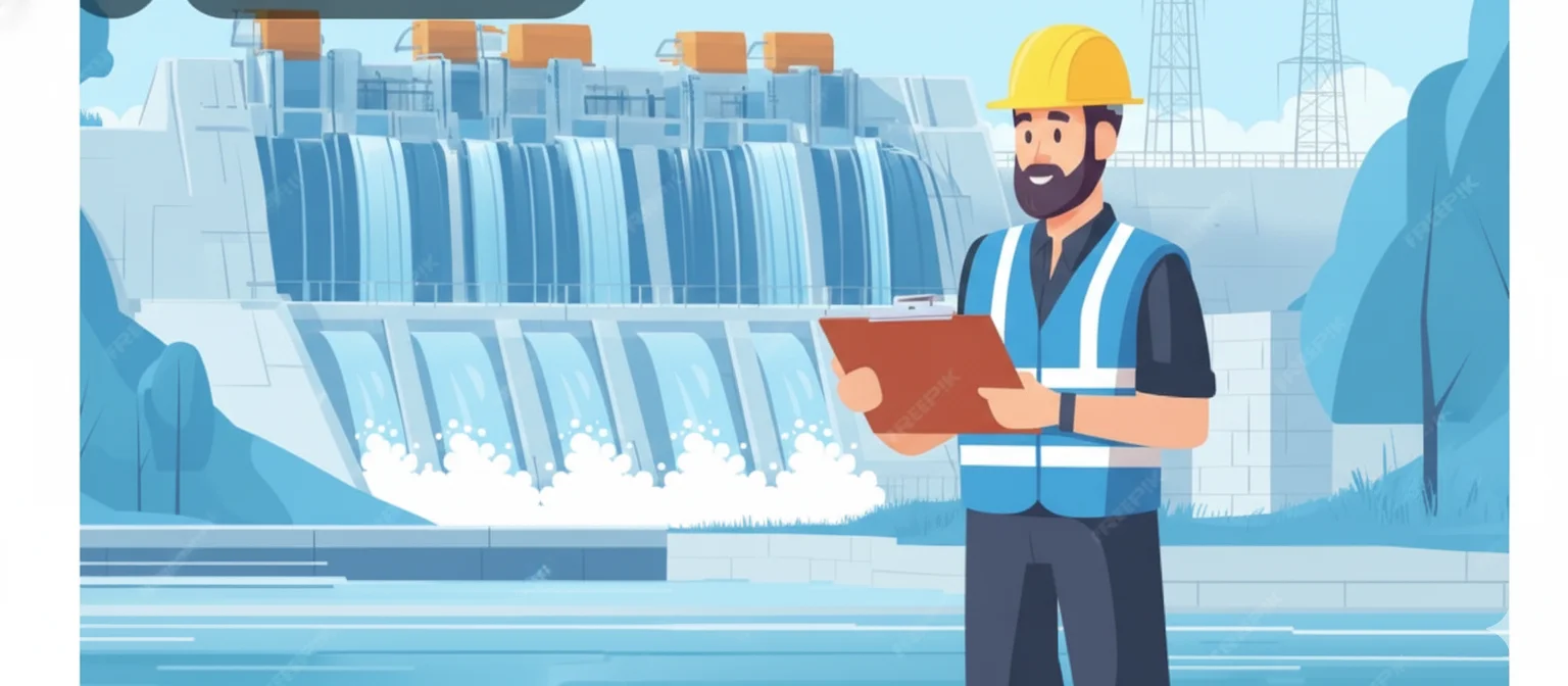 Ombrulla's Agentic AI detects rising water pressure and micro-fissures in a dam's spillway, automatically reduces water flow, and recommends engineering intervention and digital twin simulations to prevent structural failure and ensure safety.