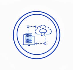 Hybrid edge deployment icon