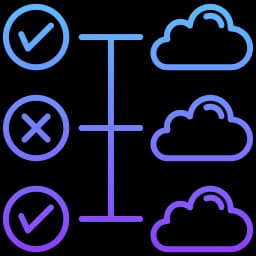 Icon of data-driven decision-making, highlighting AI visual inspection providing analytics for better insights and informed choices.
