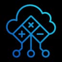 Icon of Cloud-scale AI analyzing fleet data to detect degradation, predict failures, and forecast remaining useful life.