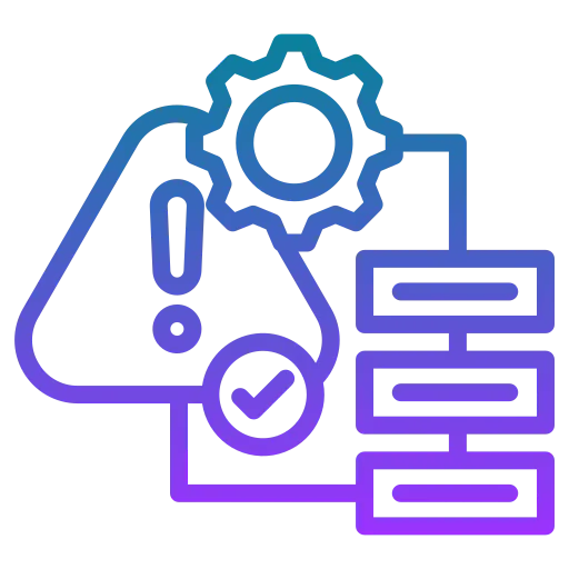 Icon of Maintenance prioritization based on risk, criticality, and remaining useful life to maximize availability and OEE.