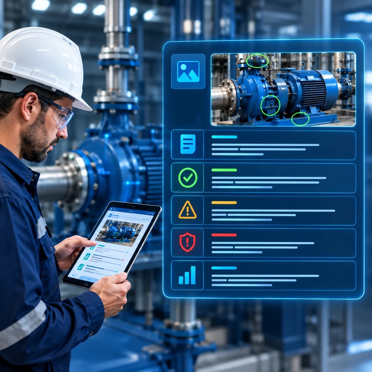 Checklist Item Intelligence - Mobile AI acceptance criteria, reference images, and AI model rules.