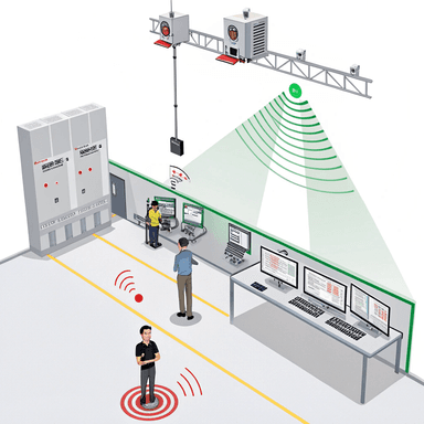 Image of IMU-based fall and impact detection system with automatic alert notifications and worker response tracking
