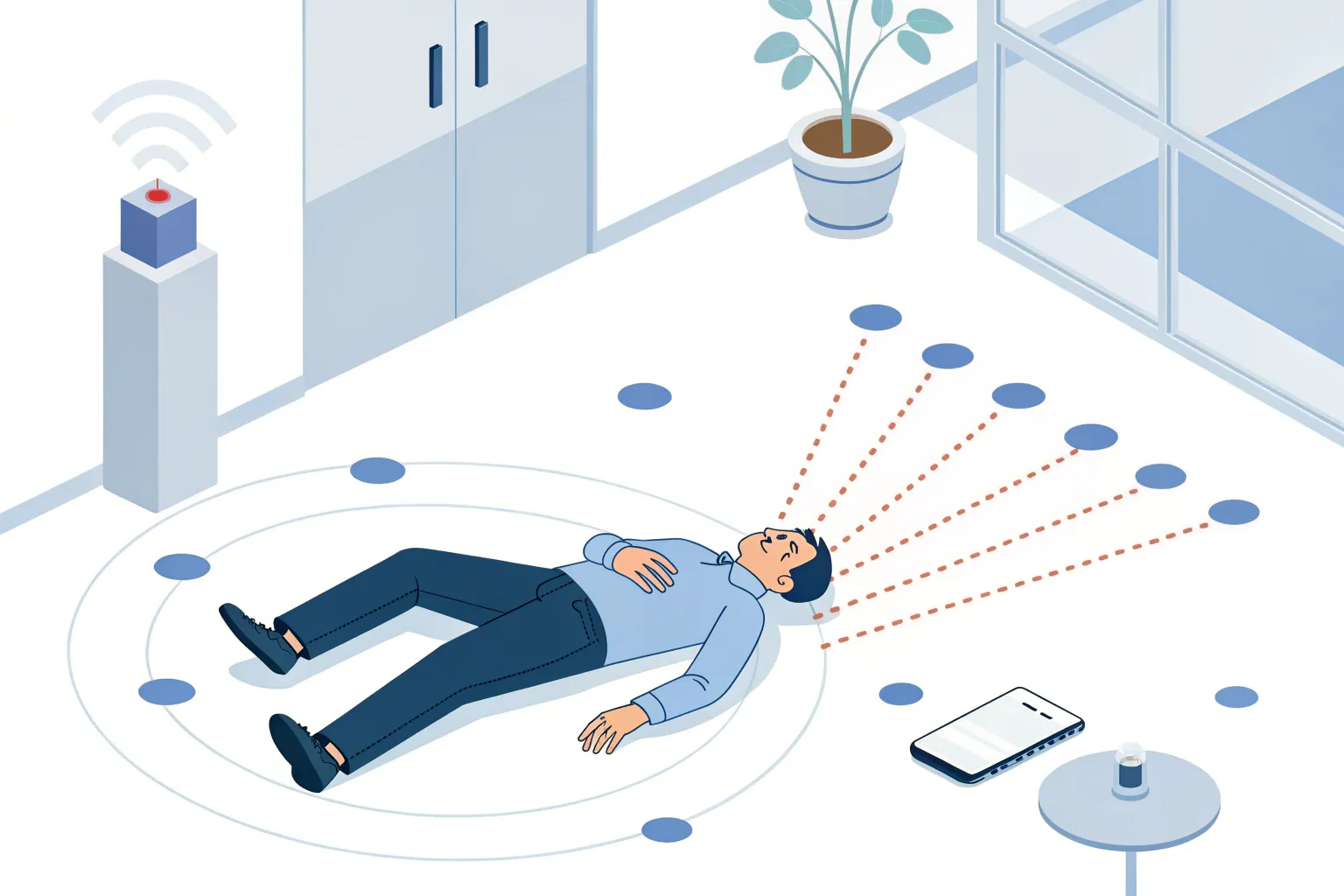 Man-down analytics icon