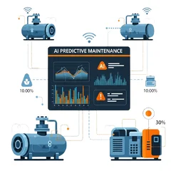 AI Predictive Maintenance for Compressors and Generators