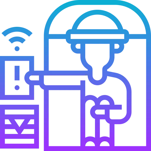 RFID/NFC Worker IDs Icon