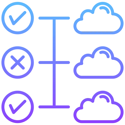 Icon of data-driven decision-making, highlighting AI visual inspection providing analytics for better insights and informed choices.