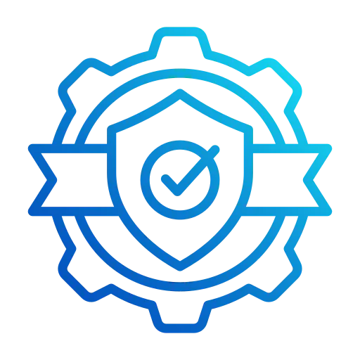 Icon showing assurance, governance, and compliance aligned with ISO 55000 and ISA/IEC standards.