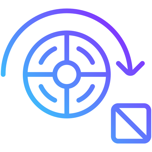 Icon depicting consistent production throughput, reduced scrap, and improved schedule adherence.