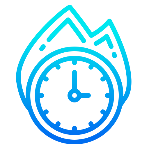 Icon illustrating real-time equipment reliability tracking and proactive downtime prevention.